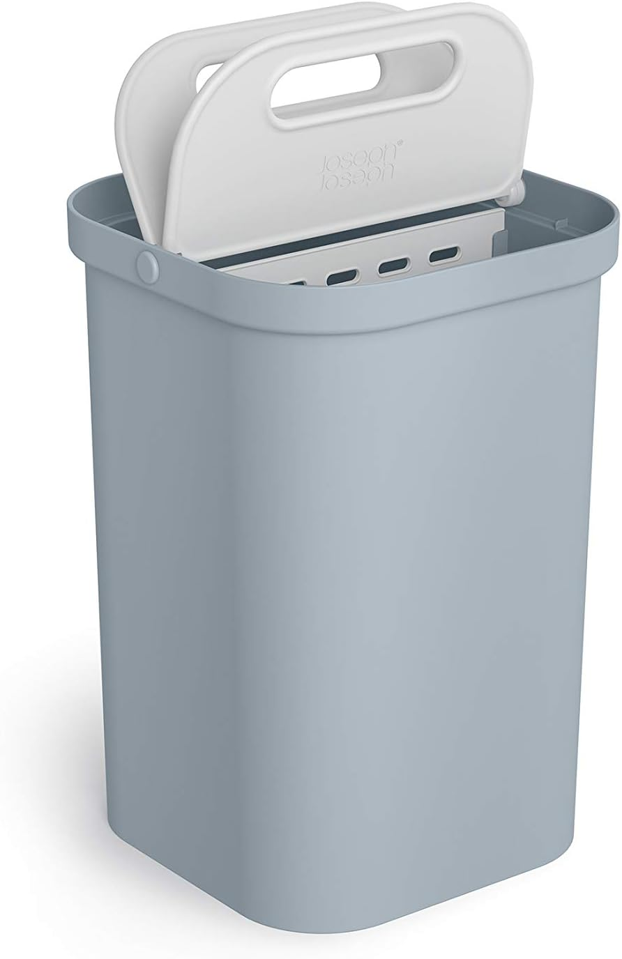 Joseph Joseph Gorecycle Dual Compartment 14-Litre Recycling Caddy, Blue, 30109 image number 5