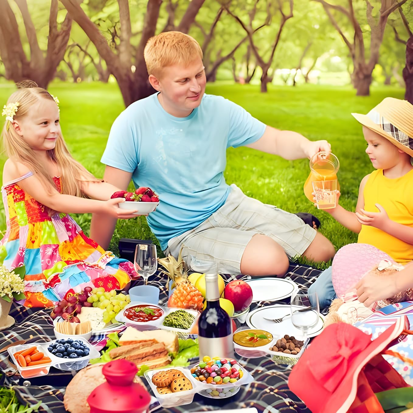 Double Compartment Condiment Container with Lids, 2 Compartment Sauce Containers Clear Plastic Snack Containers for Travel for Sauce, Salad Dressing, Travel Snack, 60Pcs. image number 5