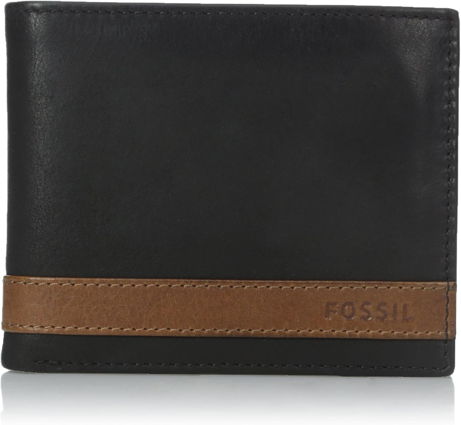 Fossil Men'S Quinn Large Coin Pocket Bifold Wallet