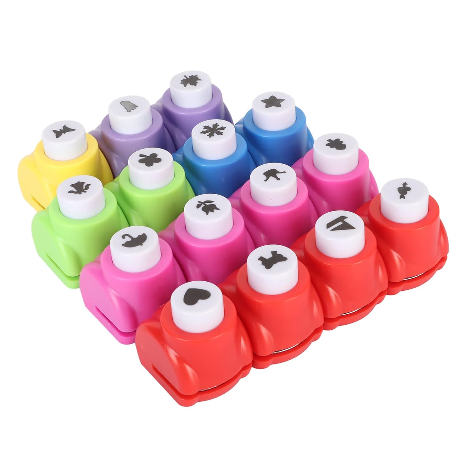 15Pcs Craft Holes Punch for Kids Shape Paper Punch Imagination, Suitable for Cuts Albums, Ages of 3 to 13 Years