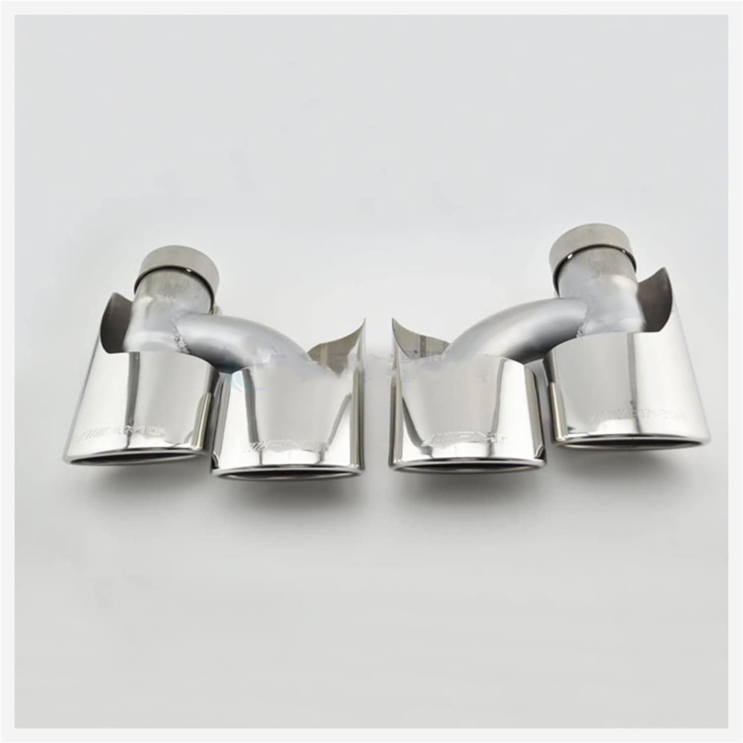 Muffler Rear Exhaust Muffler End Tip Pipe Air Outlet Vent Duct Exhause Body Kit Tailpipe Compatible with Mercedes Benz W164 2010-2013 ML Series Car image number 3