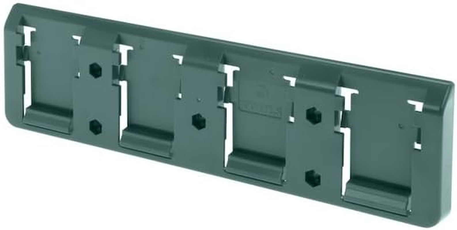 48 Tools Battery Holder Mount for Metabo CAS 18V &ndash; Green Wall Mount with Built-In Locking System &ndash; Secure Storage for Cordless Alliance System Batteries image number 1