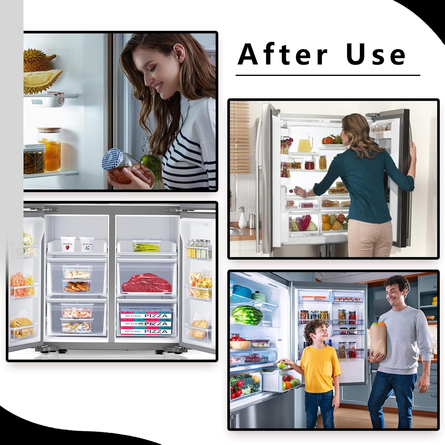 9-Piece Fridge Cleaning Set, Fridge Drain Cleaning, Fridge Cleaner Set with Fridge Brush, Hose, Syringe, De-Icing Shovels, Plunger, for Unblocking Drain Holes, Refrigerators image number 1