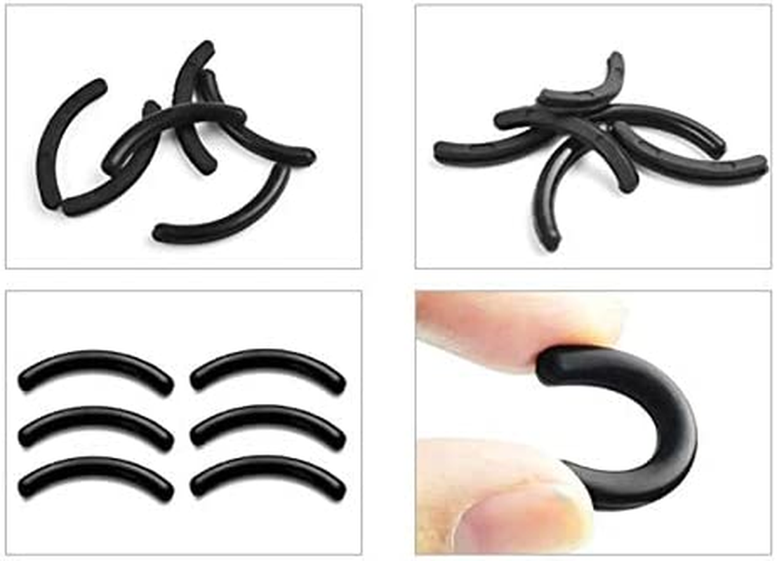 EIAKE 2PCS Eyelash Curler Kits with Eyebrow Brush Eyelashes Curling Applicator Extension Sets Eye Lash Curler Makeup Tools for Women (Eyelash Curler +Eyebrow Brush, Rose Golden) image number 3