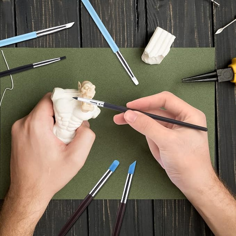 Pottery Tools Clay Sculpting Tools, 15Pcs Pottery Clay Sculpting Tool,Clay Tool Pottery Tool Polymer Clay Sculpting Tools,Clay Sculpting Tool Pottery Carving Tool, Clay Sculpting Carving Pottery Tool ﻿ image number 1