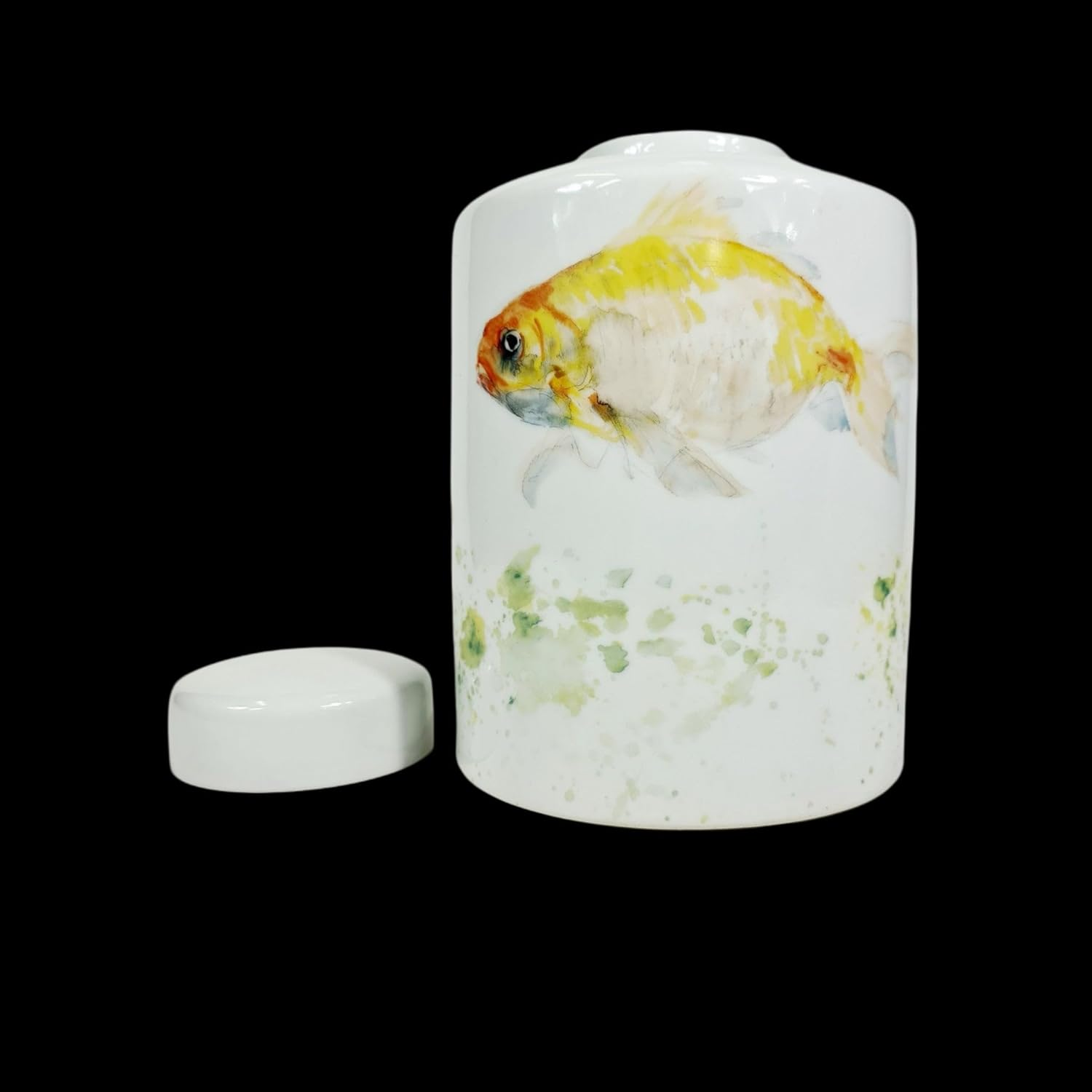 Trojan Homeware Large Container: Hand Painted Gold Fish image number 2