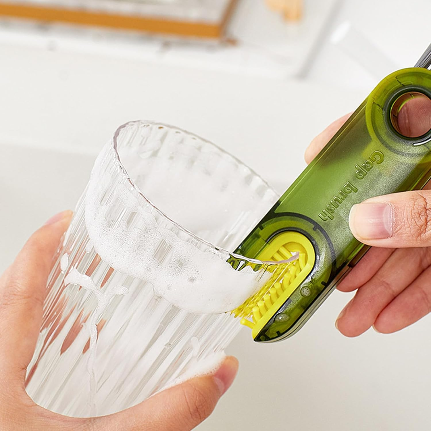 3Pcs 3 in 1 Multifunctional Cup Cleaning Brush, 3 in 1 Tiny Bottle Cup Lid Detail Brush Straw Cleaner Tools, Home Kitchen Cleaning Tools for Deep Detail Cleaning and Stain Removal image number 5