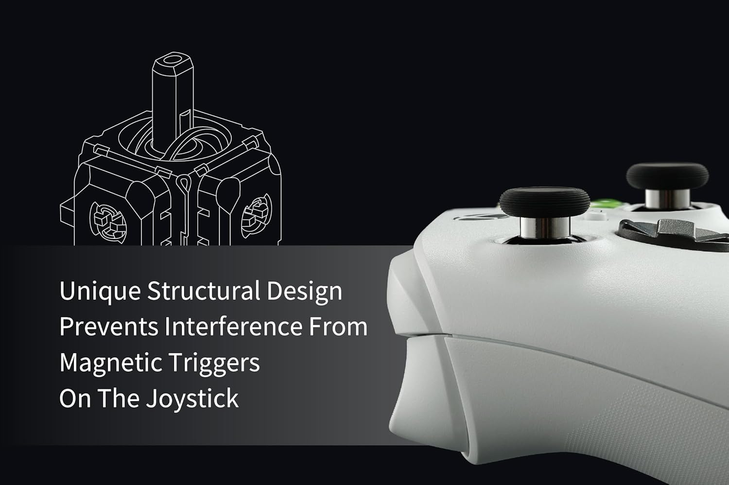 Gulikit TMR Magnetic Joystick Replacement Kit for PS5 Dualsense/Dualsense Edge Controller,Anti-Drift Electromagnetic Stick Repair Module with Thumbstick Caps, Soldering Required image number 6