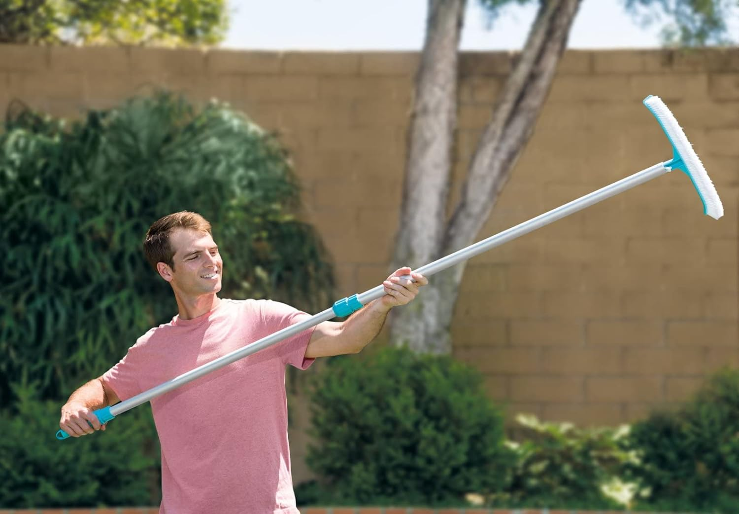 Intex 29057E Deluxe Pool Cleaning Kit for above Ground Pools: Includes Deep Mesh Skimmer &ndash; Curved Wall Brush &ndash; Vacuum Head