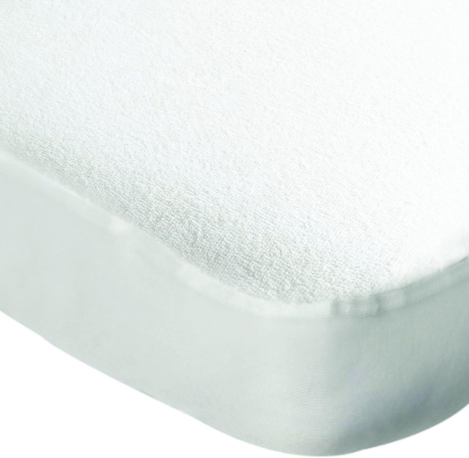 Playette Terry Towelling Mattress Protector, Fits Most Travel Cots, White