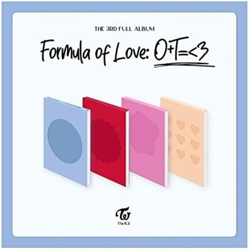 TWICE Formula of Love: O+T=<3 3Rd Album BREAK IT Ver Cd+Book+1P Index Photo Paper+2P Scientist ID Card+1P D.I.Y Sticker+1P Break Scratch Card+4P Card+Message Photocard Set+Tracking image number 1