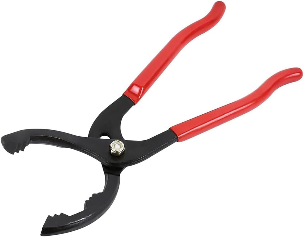 30 CM Adjustable Oil Filter Wrench Pliers &ndash; High-Torque Oil Filter Removal Tool with Non-Slip Rubber Grips, Locking Jaw Design, &ndash; Ideal for Automotive Oil Changes
