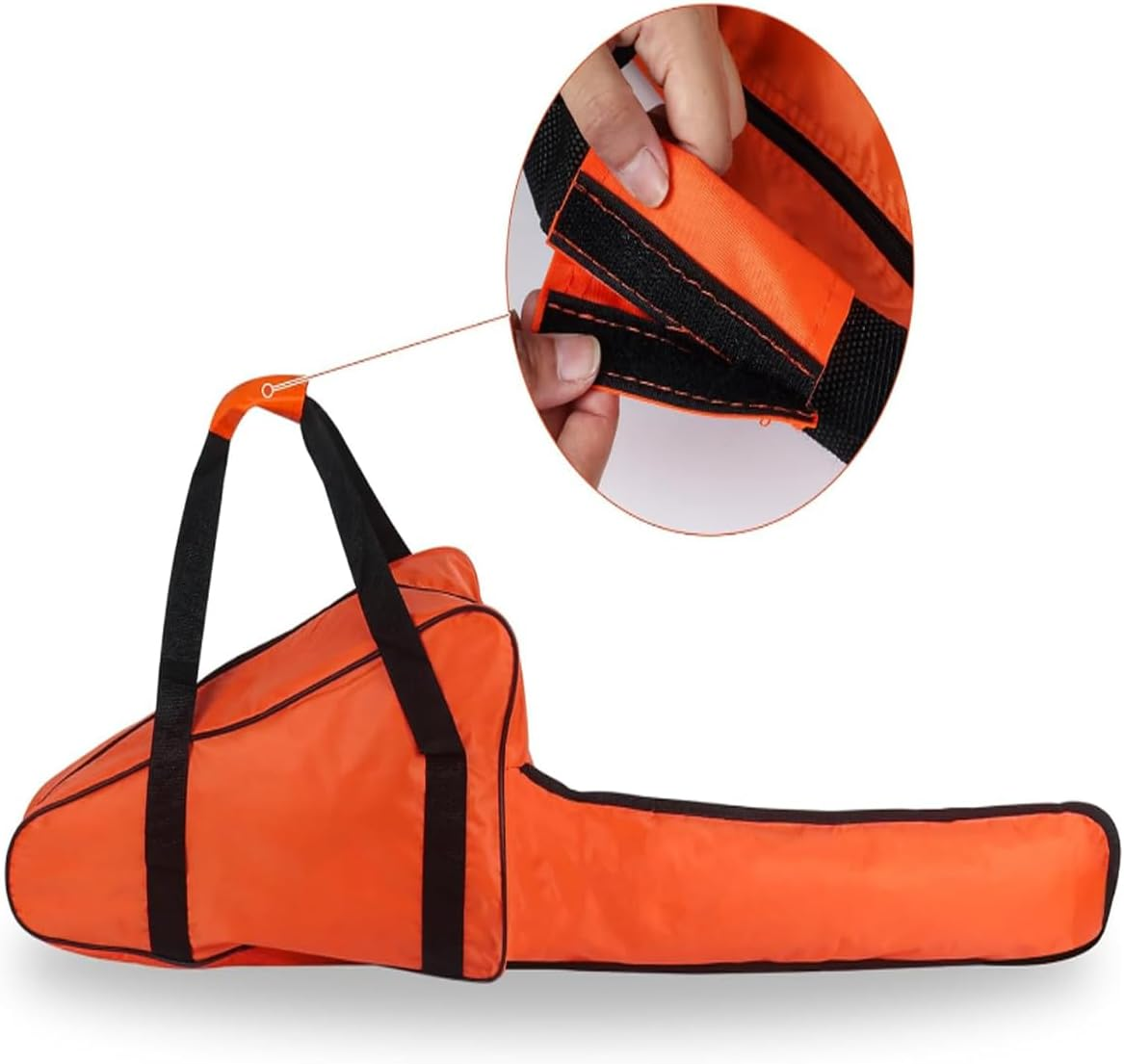 Lxcshljx Chainsaw Bag Carrying Case, 22 in Heavy Duty Waterproof Chainsaw Bag with Handle and Sticky Strip, Portable Chainsaw Storage Bag, Oxford Chainsaw Carry Bag Holder for Stihl Husqvarna Chainsaw image number 6