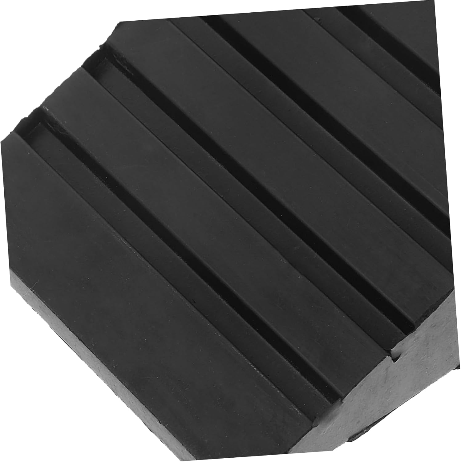 STOBAZA Portable Wheel Chock for Car and Truck Rubber Material Prevents Skid Trailer Ramps Car for Wheel Chocks Usage image number 3