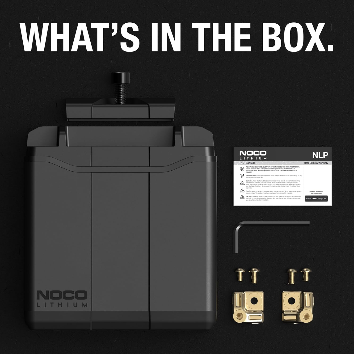 NOCO Lithium NLP30, Group 30, 700A Lithium Powersport Battery, 12V 8Ah Battery with Dynamic BMS for Motorcycles, Motorbikes, Atvs, Utvs, Pwcs and Scooters image number 2