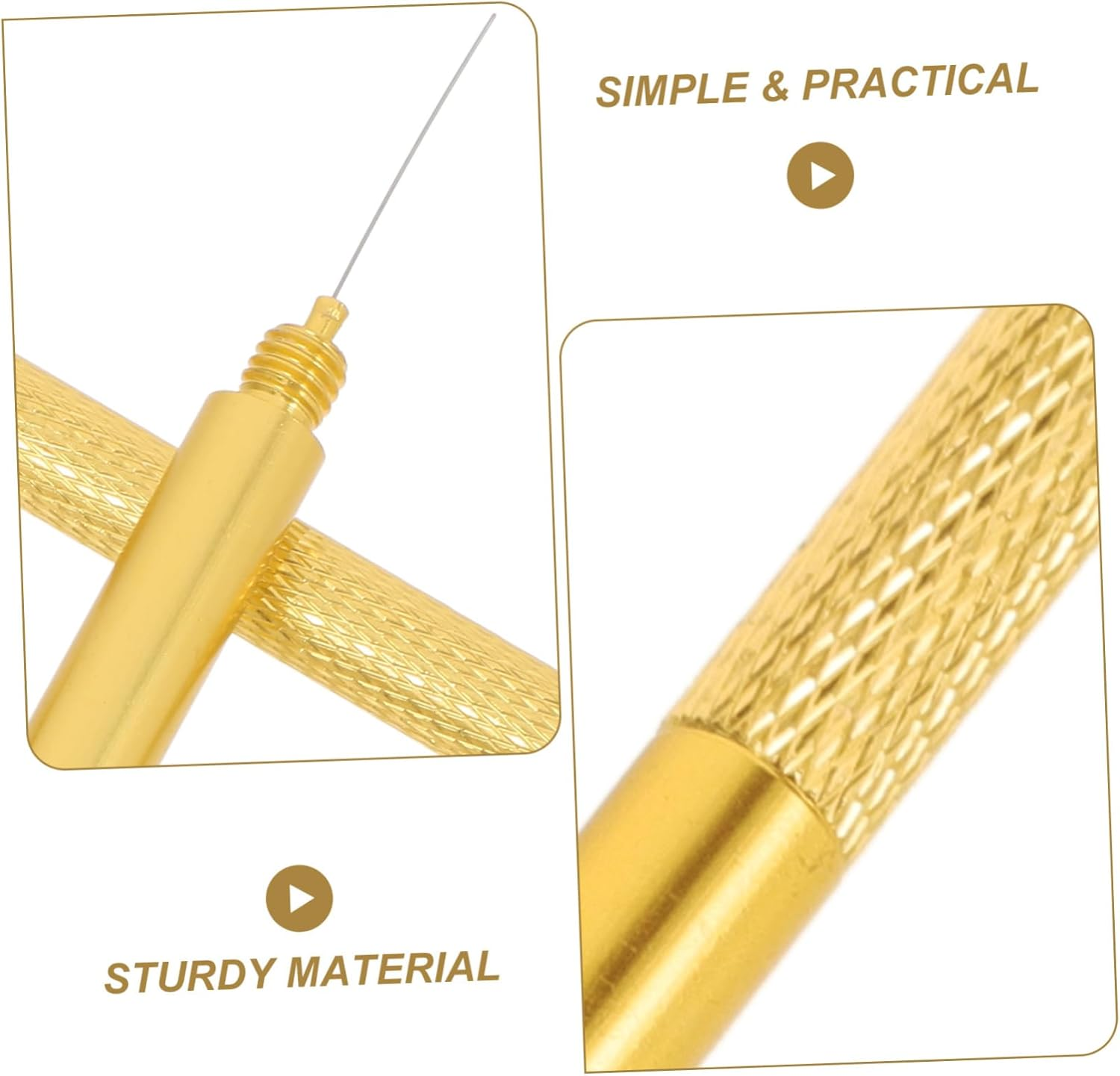 Angoily 2Pcs Detailing Paint Pen Fillable Touchups Fine Tip Paint Pens for Car Tester Line Marking image number 5