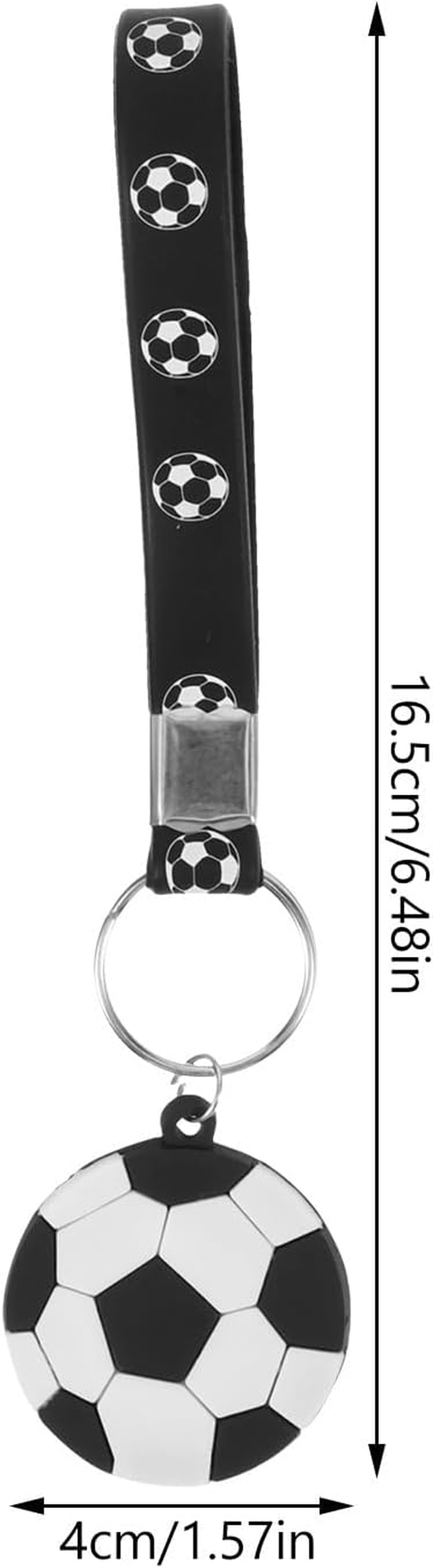 12Pcs Small Soccer Keychain - Sports Ball Keyring Decor Hanging Keychain Soccer Party Favours for Teenagers KIDS image number 4