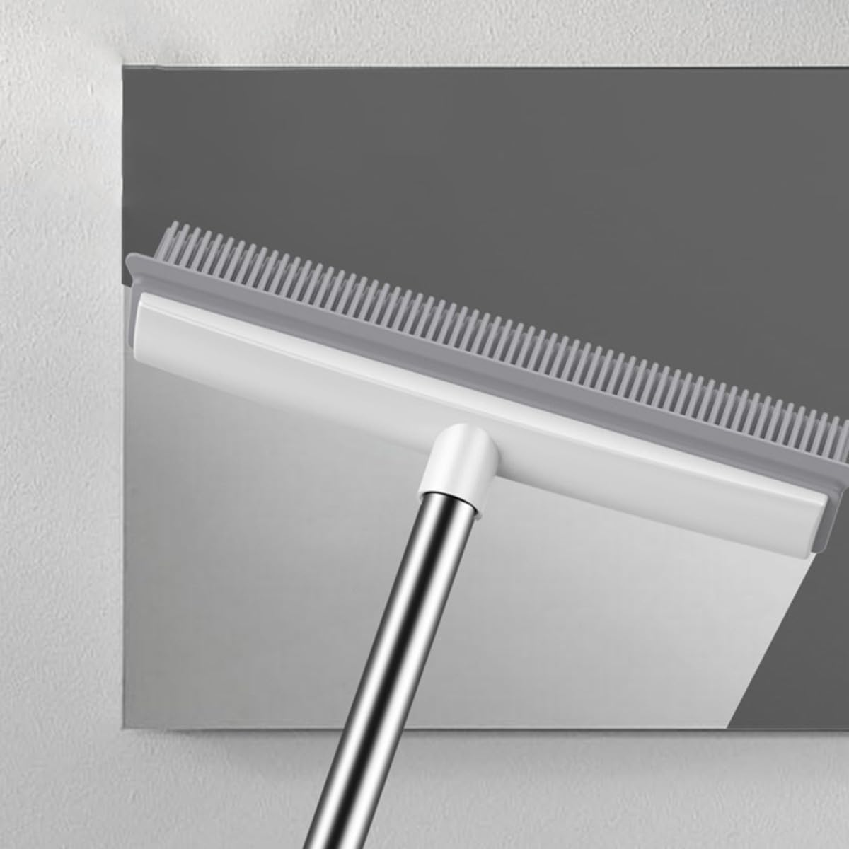 VICASKY Dual-Use Pet Hair Remover Brush Rubber Bristles, Long Handle Carpet and Wooden Floor Cleaner for Household Cleaning and Fur Removal image number 2