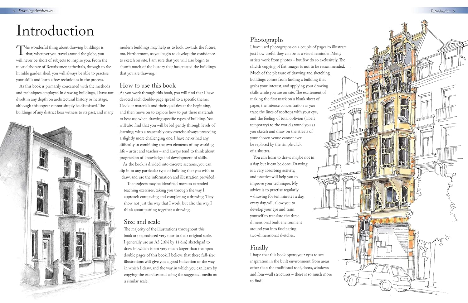 Drawing Architecture: the Beginner'S Guide to Drawing and Painting Buildings image number 1