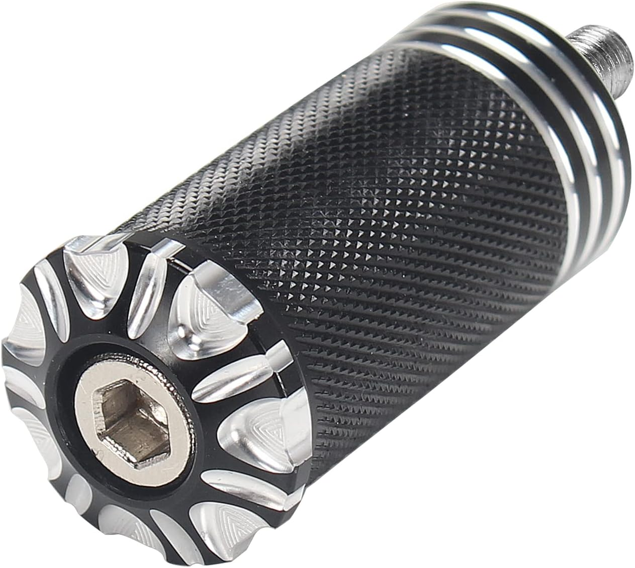 Brake Pedal Shift Lever Toe Peg Compatible with All Harley Davidson Models(Chrome A)