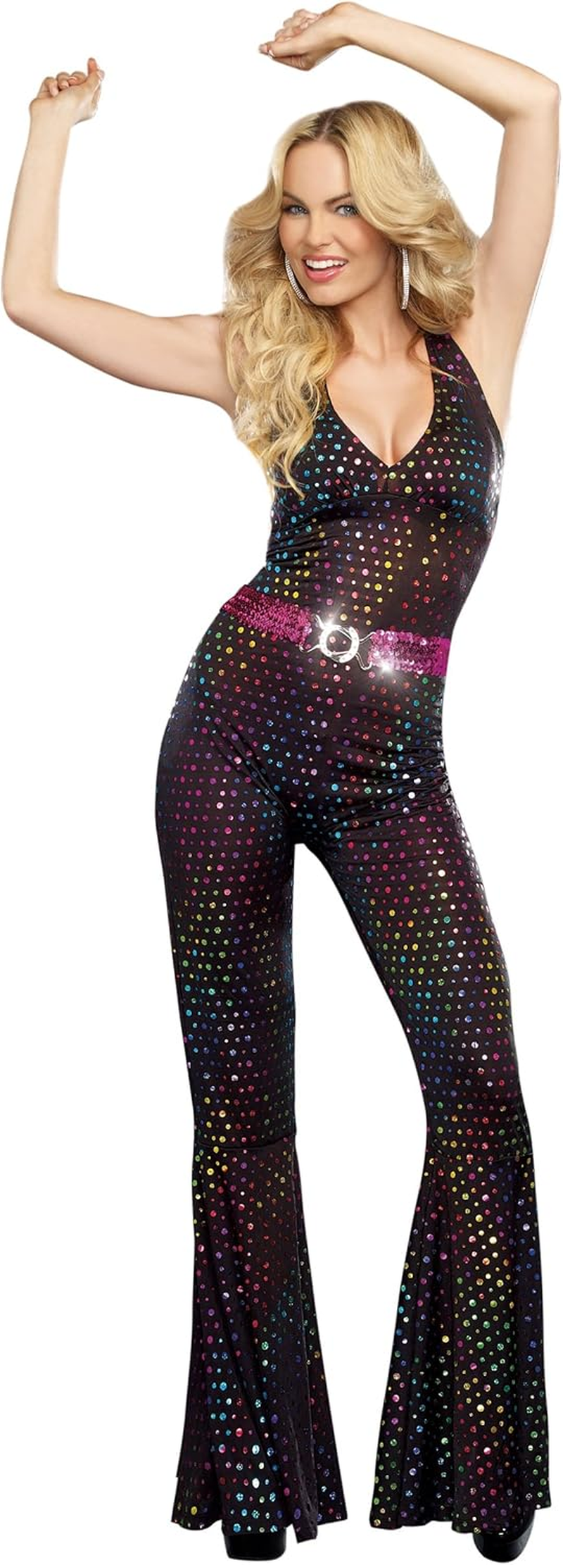 Dreamgirl Women'S Disco Doll Costume image number 4
