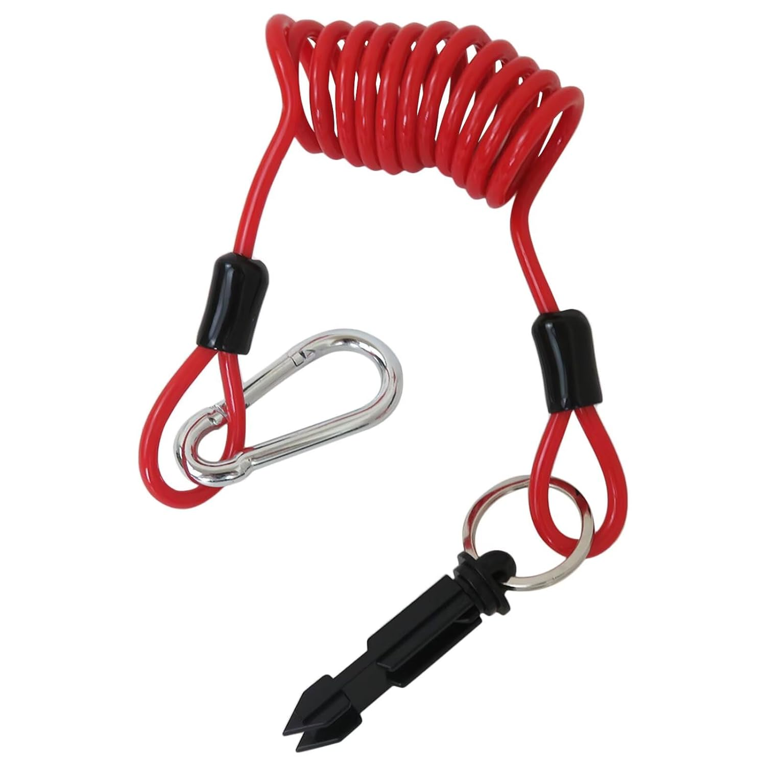 Lingsee Caravan RV Replacement Coiled Breakaway Cable with Electric Switch Brake image number 3