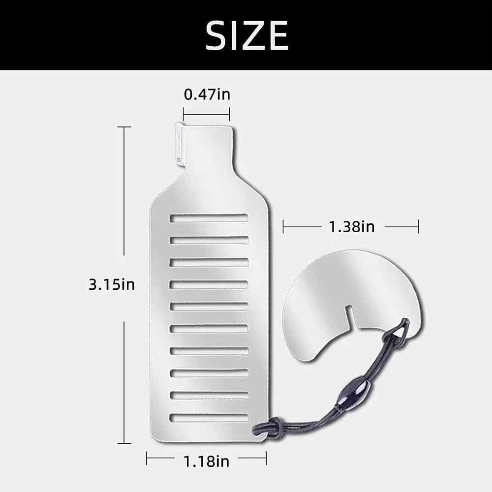 2Pcs Portable Door Lock, Stainless Steel Travel Door Lock, Security Privacy Door Locks Devices, Sturdy Punch-Free Hotel Door Lock, Heavy Duty Door Locker for Hotel School Dorm Apartment Safety image number 4