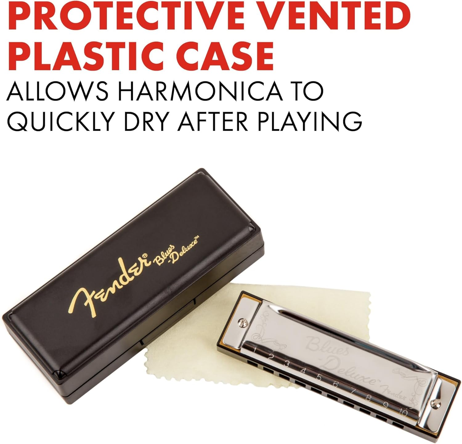 Fender Blues Deluxe Harmonica, Key of G image number 4