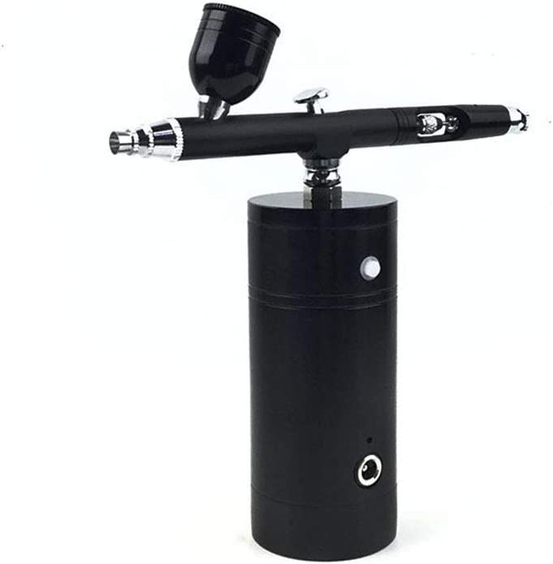 Meichoon Airbrush Air Pump Kits Mini Portable Charging Spray Gun Compressor Air Brush Set for Model Spray Painting and Colour Painting, NA06 image number 1