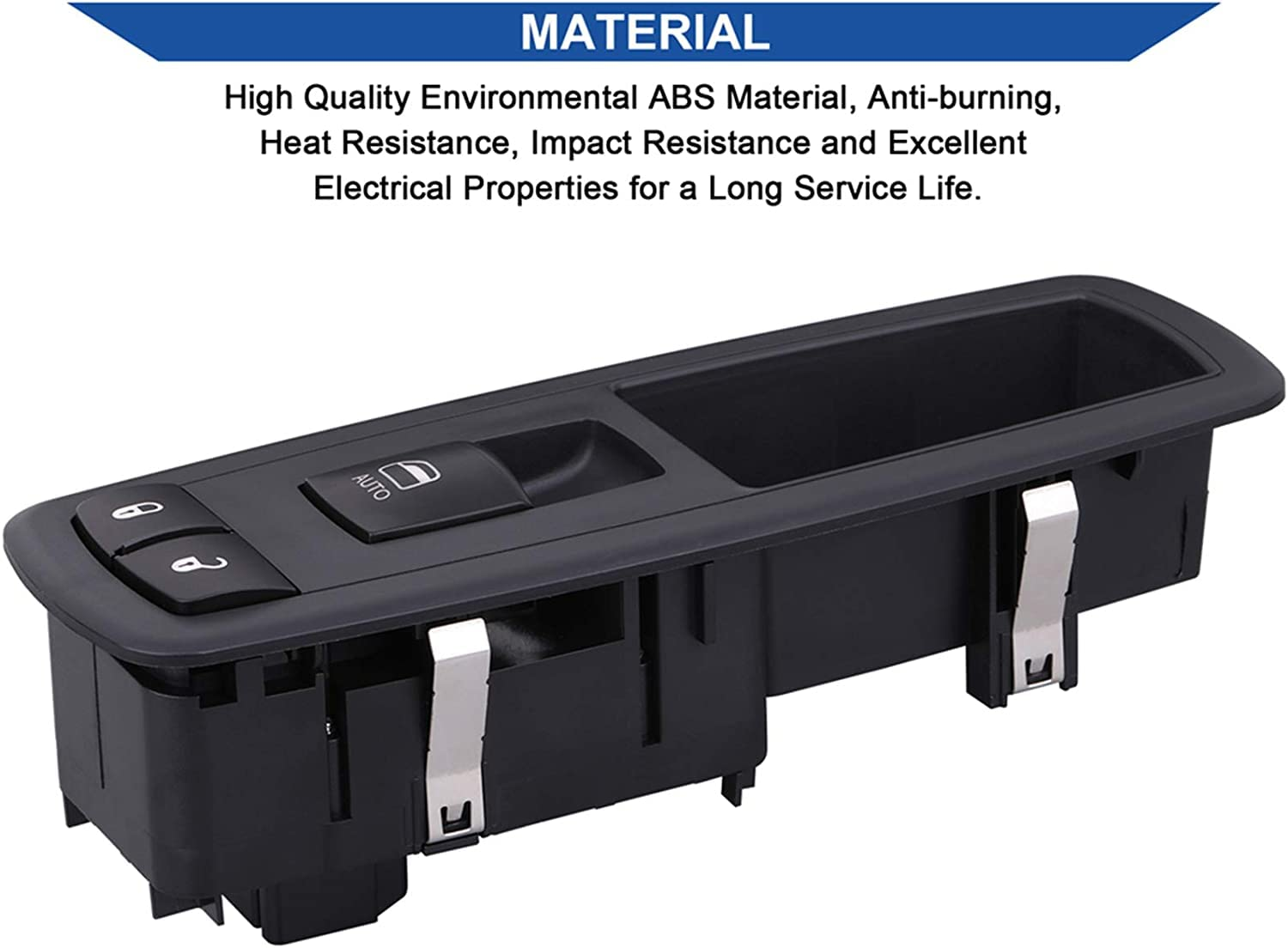 Obaee Passenger Power Window Switch 68110865AA Compatible with Chrysler Town & Country/Dodge Grand Caravan 2014-2016, 2014-2017 Ram 1500/2500/3500, 2014-2015 Ram 4500/5500, 2019 Ram 2500/3500, DWS1647