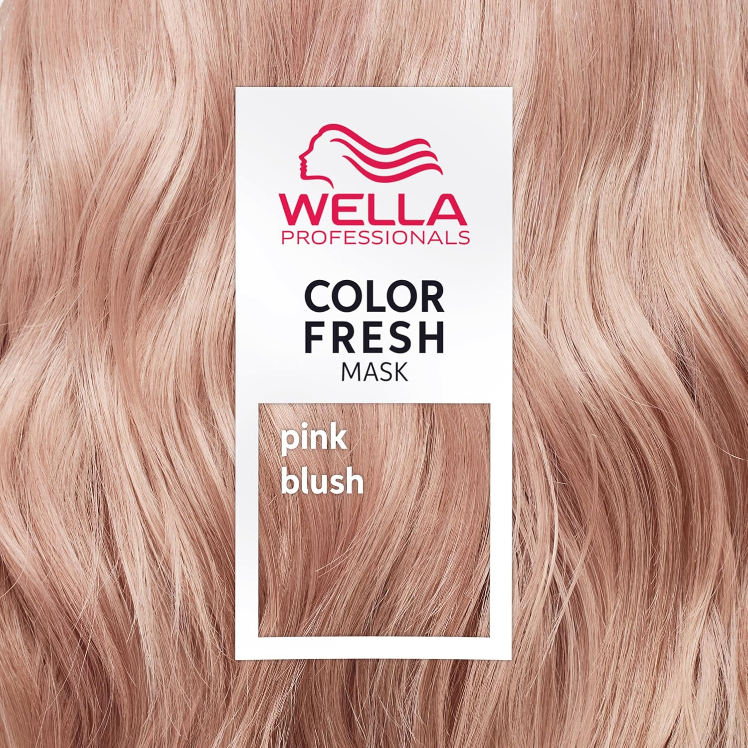 Wella Professionals Pink Blush Color Fresh Mask - Color Depositing Hair Mask and at Home Hair Glossing Treatment - 150Ml image number 1