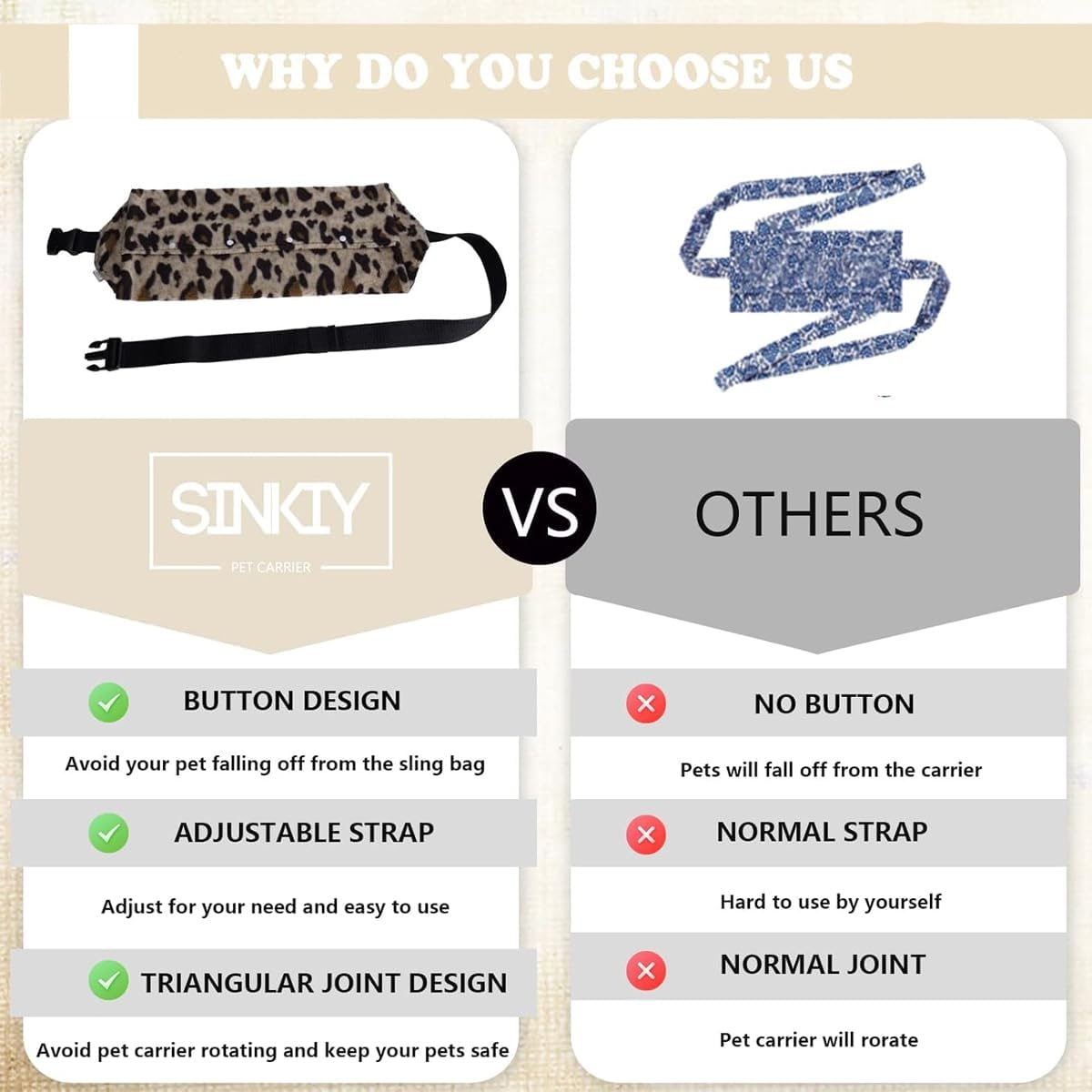 AIMALL Leopard Print Soft Plush Reptile Travel Bag for Lizard Chameleon Guinea Pig Small Animal Carrier with Adjustable Strap, Outing Shoulder Pouch 55.5&times;21Cm image number 6