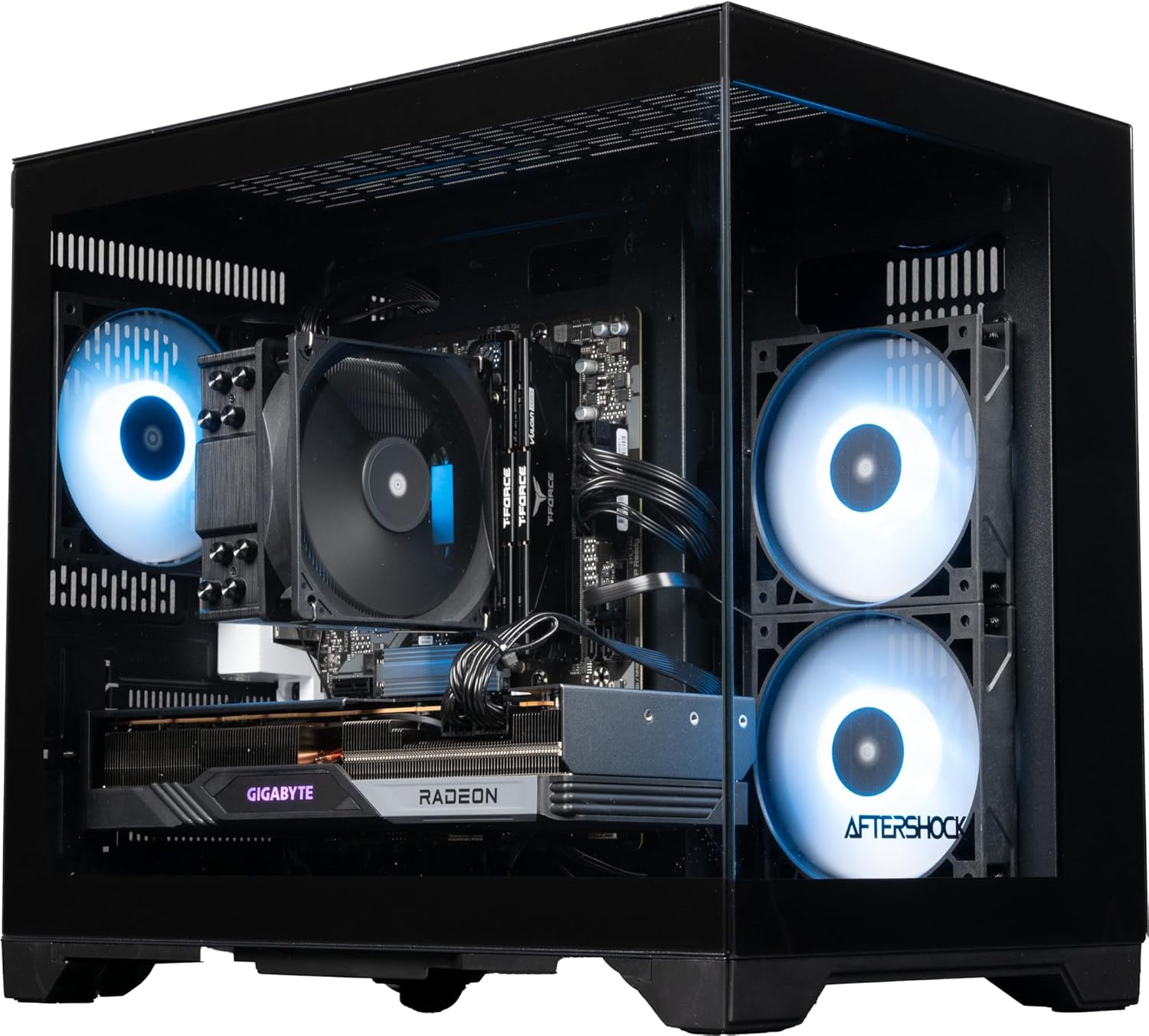 Aftershock Zeal M Gaming PC | AMD Ryzen 5 7500F | RX 7800XT | 16GB DDR5 RAM | Gigabyte B650M | 1TB Gen4 SSD | 850W PSU | Windows 11 image number 1