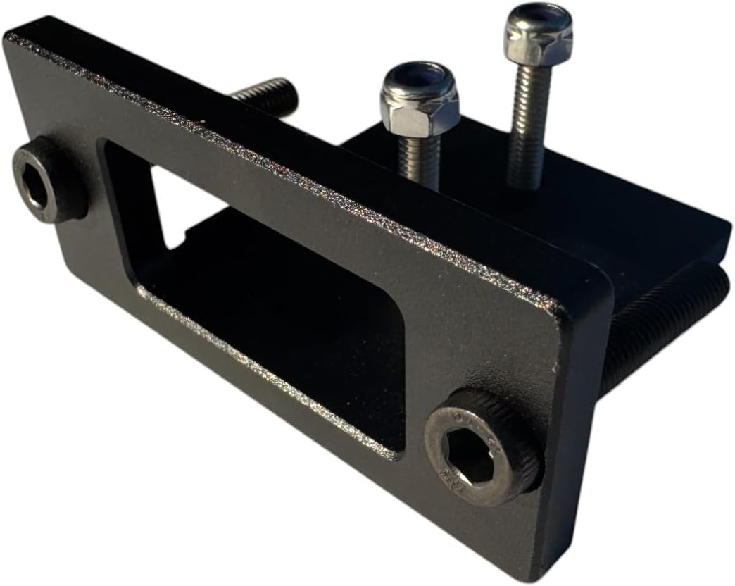 Black Flush Mount Billet CNC Aluminium 50Amp Anderson Plug Mount image number 3