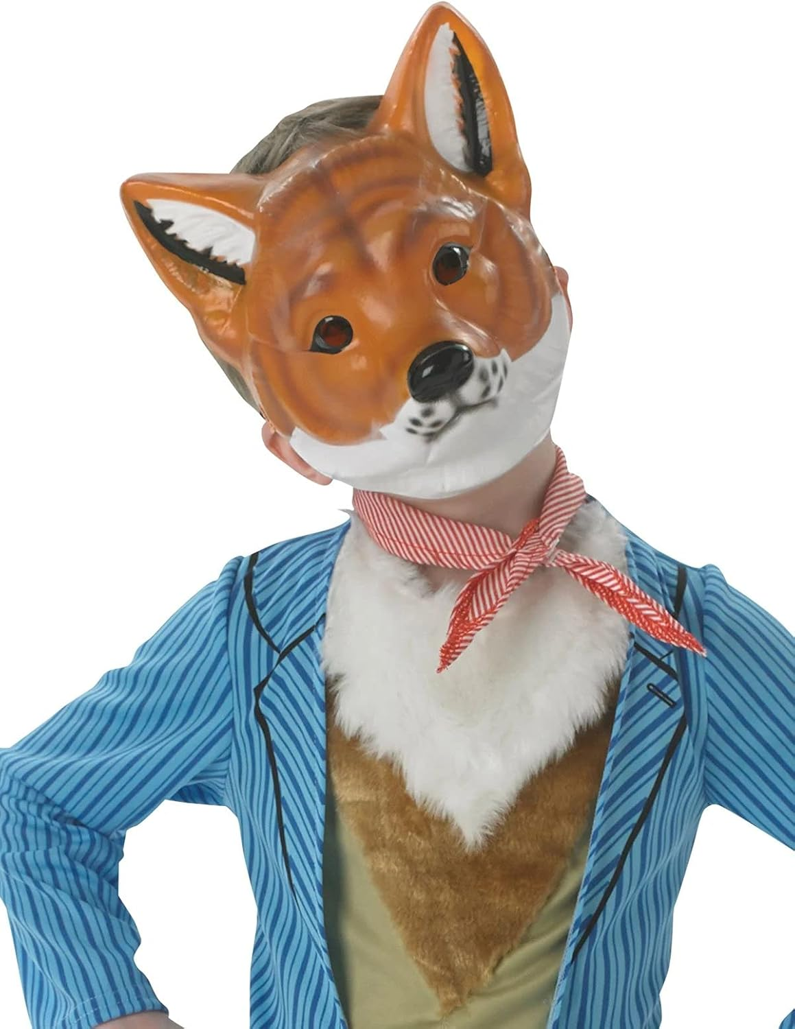 Rubie'S Men'S Fantastic Mr Fox Fancy Dress Costume Outfit with Mask, Blue/Brown/White, 3-4 Years image number 3