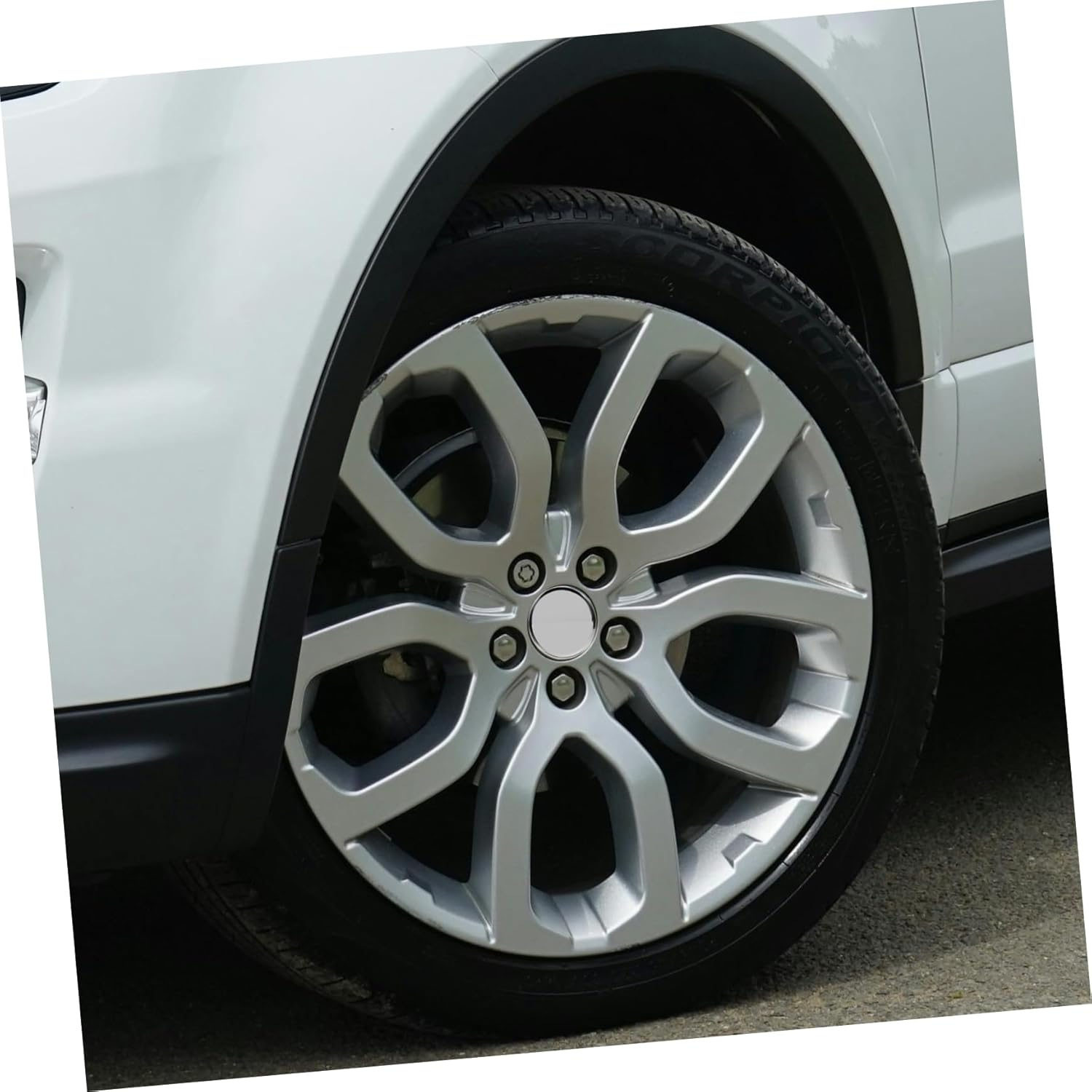 Outanaya 63Mm Wheel Hub Covers Center Caps 2Pcs Silver Car Wheel Center Hub Caps Replacement Automotive Rim Covers image number 1