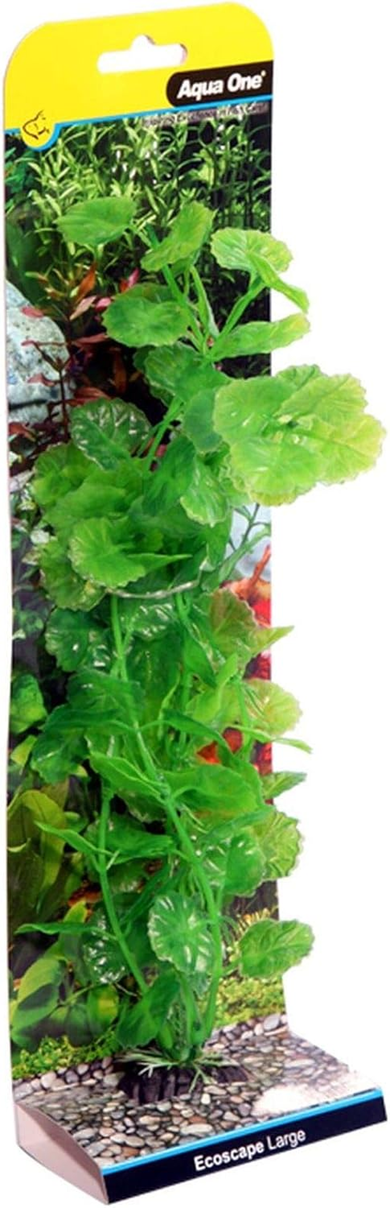 Ecoscape Large Cardamine Green Aquarium Plant Fish Tank D&eacute;cor Aqua One image number 1