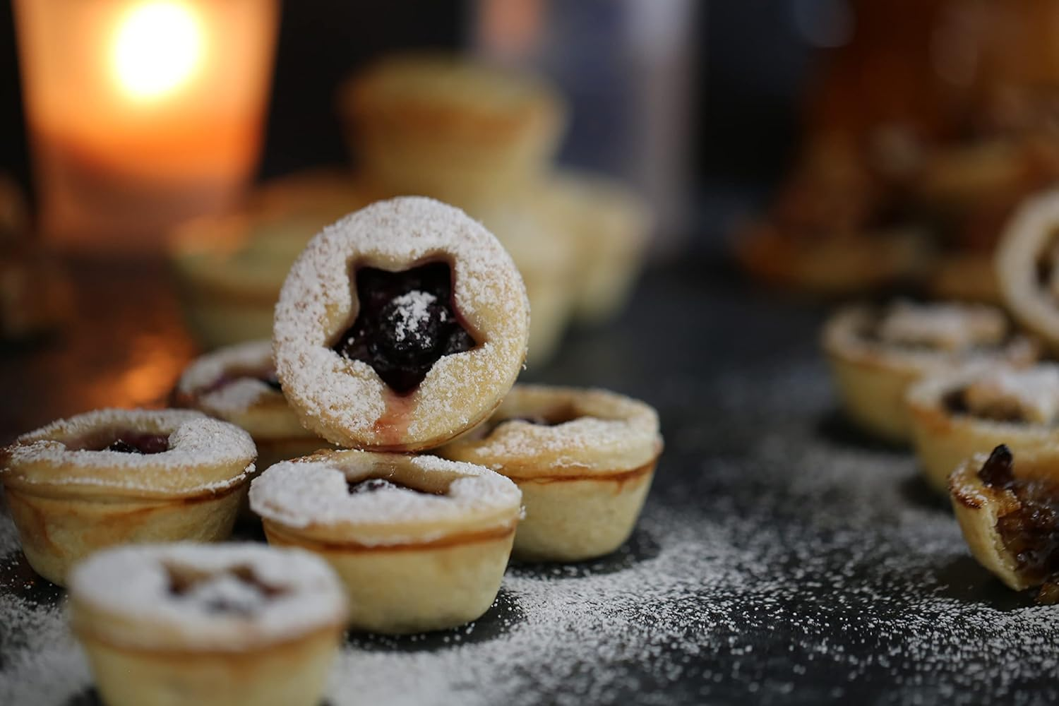 Kitchencraft Masterclass Baking Mince Pie Pan for 12-Piece, Grey,12-Hole (32 X 24 Cm/12.5 X 9.5 Inches)