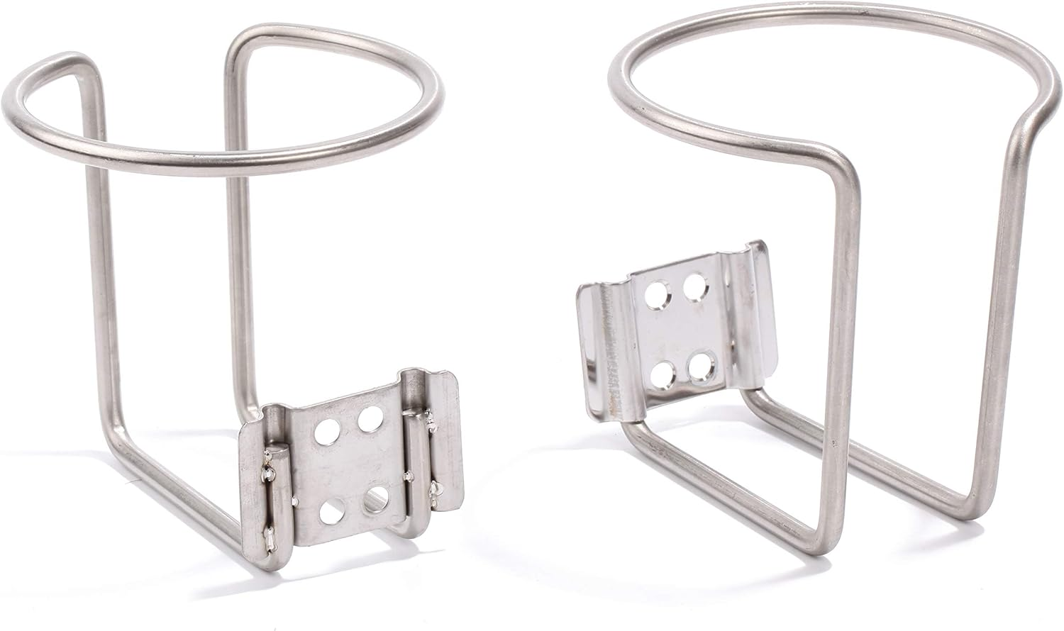 Evervanz 2Pcs Stainless Steel Boat Ring Cup Drink Holder Universal Drinks Holders for Marine Yacht Truck RV Car Trailer Hardware G_27 image number 3