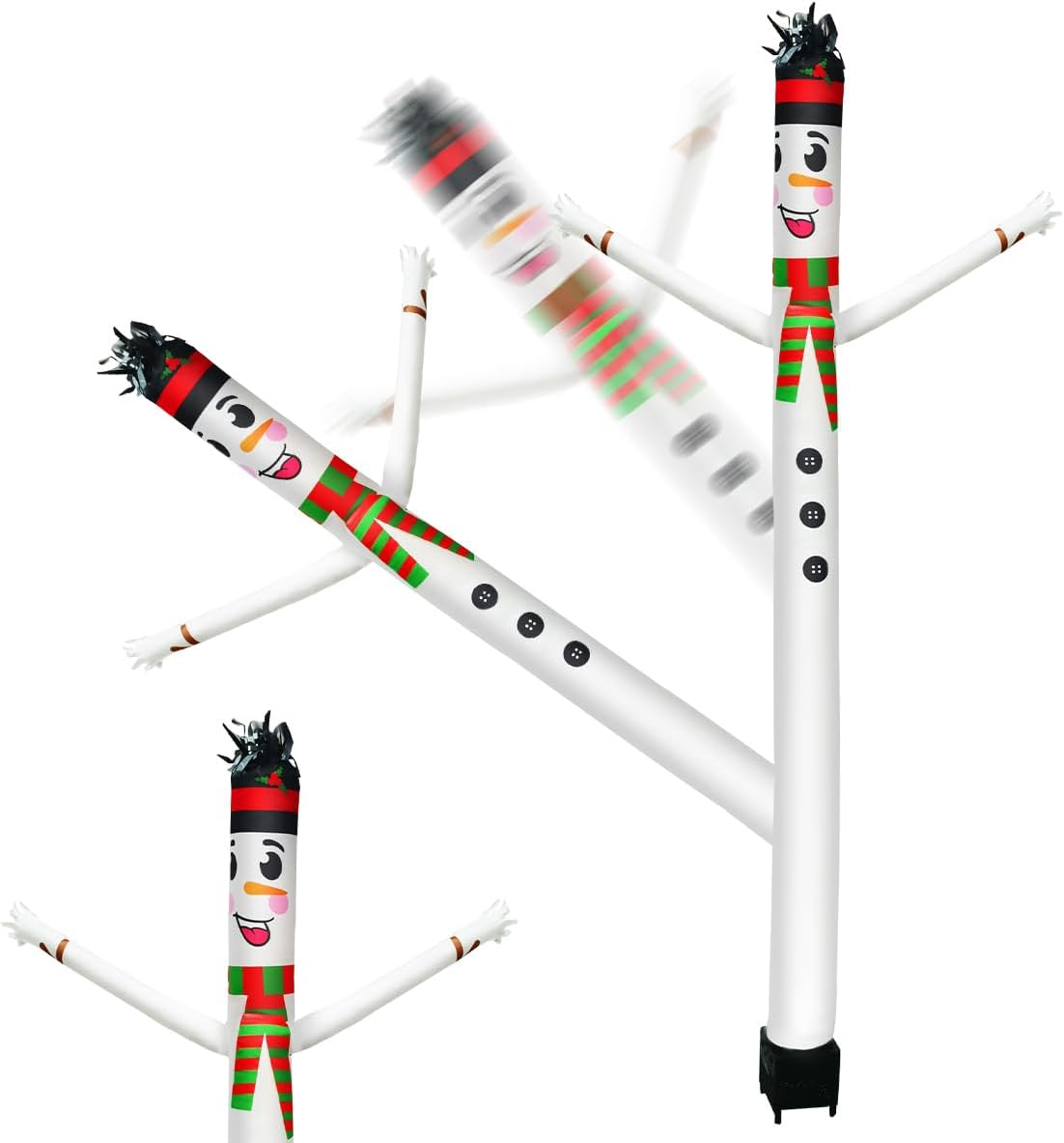 8FT Inflatable Air Waving Tube Dancer with Blower Set, Blow up Inflate Santa Clause for Christmas Decorations (Santa Claus) image number 1