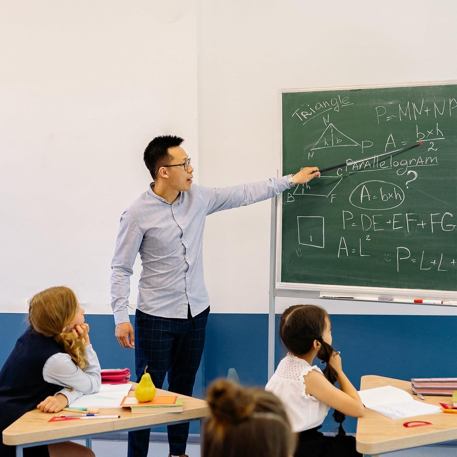 Telescopic Teacher Pointer Presenter Whiteboard Pointer, 1Pc Teacher Hand Pointer Telescopic,Finger Telescoping Pointer Stick,Retractable Pointer Extendable Guiding Stick,Telescopic Teacher Pointer image number 2