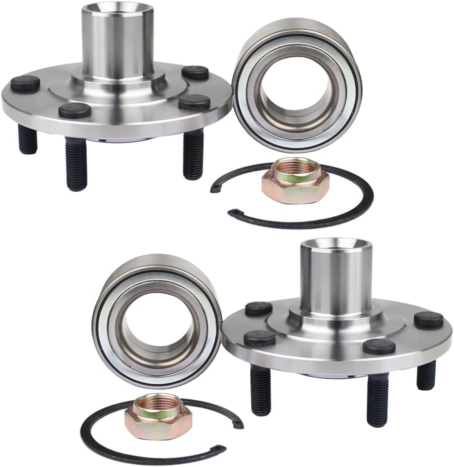 Autoround BR930558K Pair Front Wheel Bearing and Hub Assembly Compatible with Jeep Compass/Patriot 2007-2013, Dodge Caliber 2007-2012 5Lugs image number 2