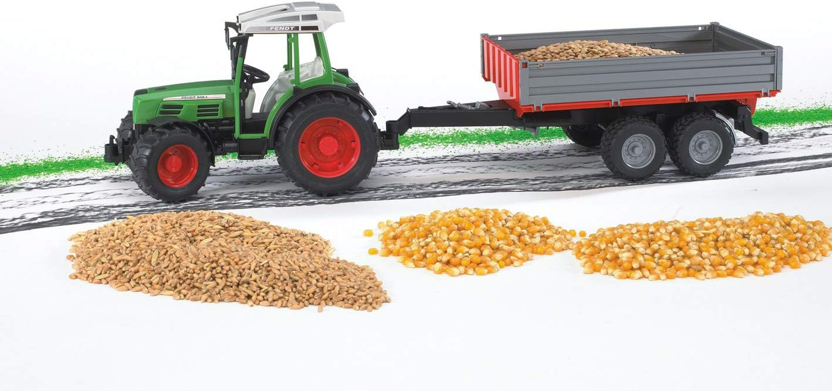 Bruder Fendt 209 S Tractor with Tipping Trailer 1:16 Scale 02104 image number 3