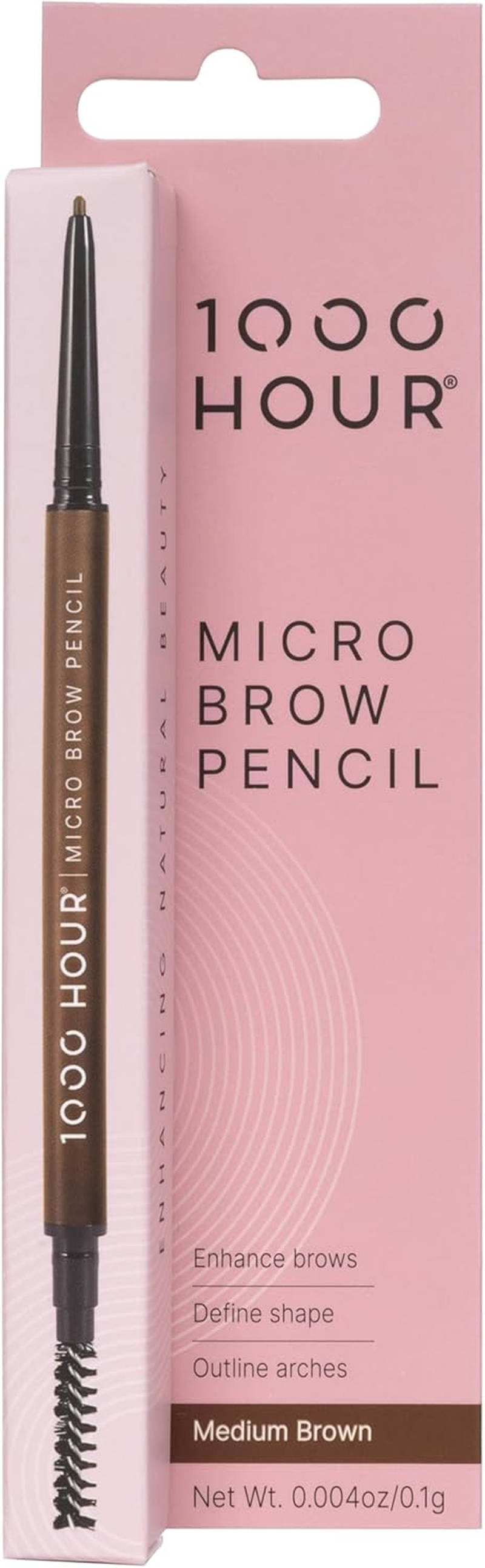 1000 Hour Micro Brow Pencil 0.1 G, Dark Brown