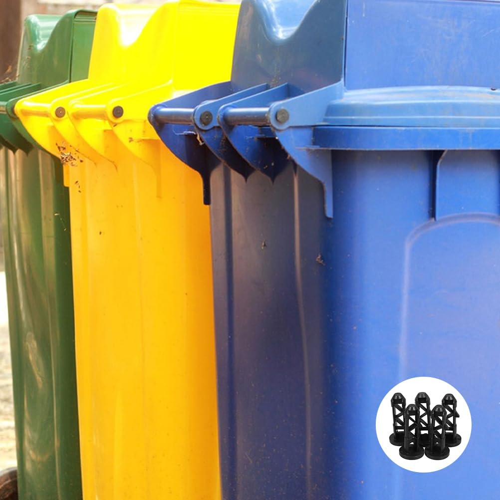 Zerodeko Wheelie Bin Lid Hinge Pins for 240L Trash Bins Plastic Garbage Can Lid Connecting Pins Easy Installation Replacement Parts for Outdoor Waste Bins image number 3