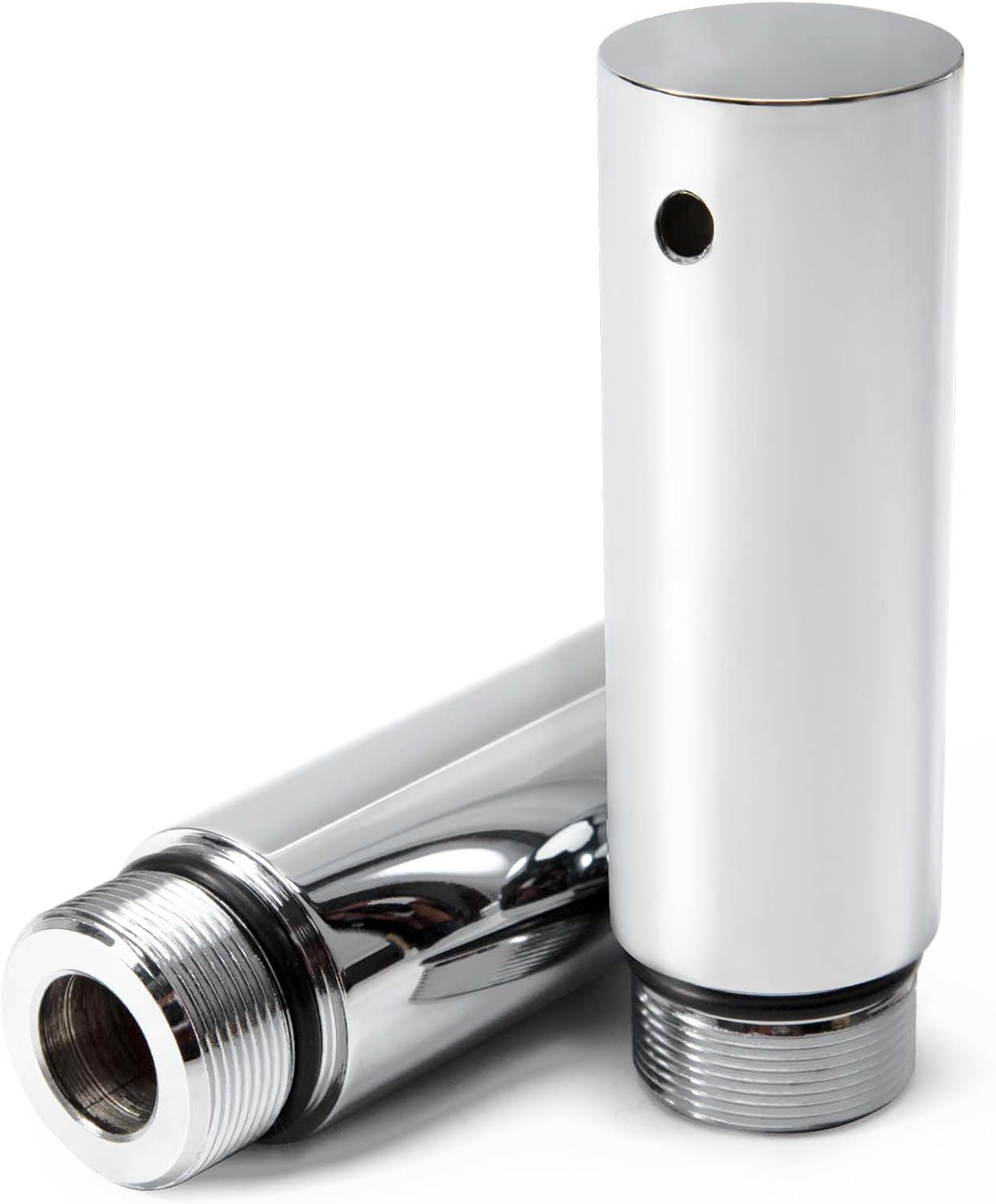 Kekykm Fork Tube 4 Inch Extension Compatible with Harley Davidson Sportster XL 883 1200 & Dyna Glide FXR Chrome Powersports Fork Guards image number 1