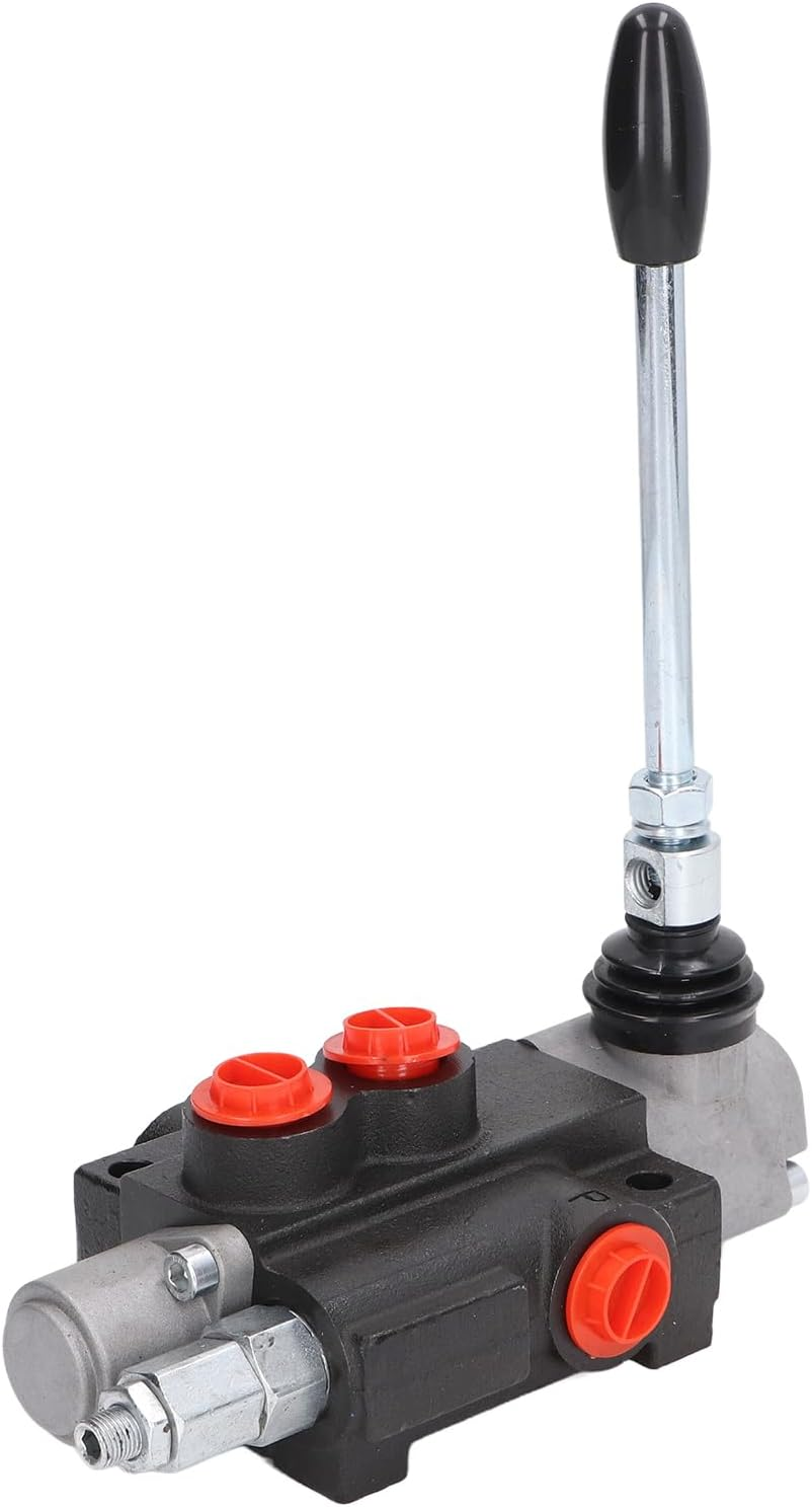 Hydraulic Control Valve Kit Spool Double Acting with Relief Bar Control Handle for Machinery and Equipment image number 4