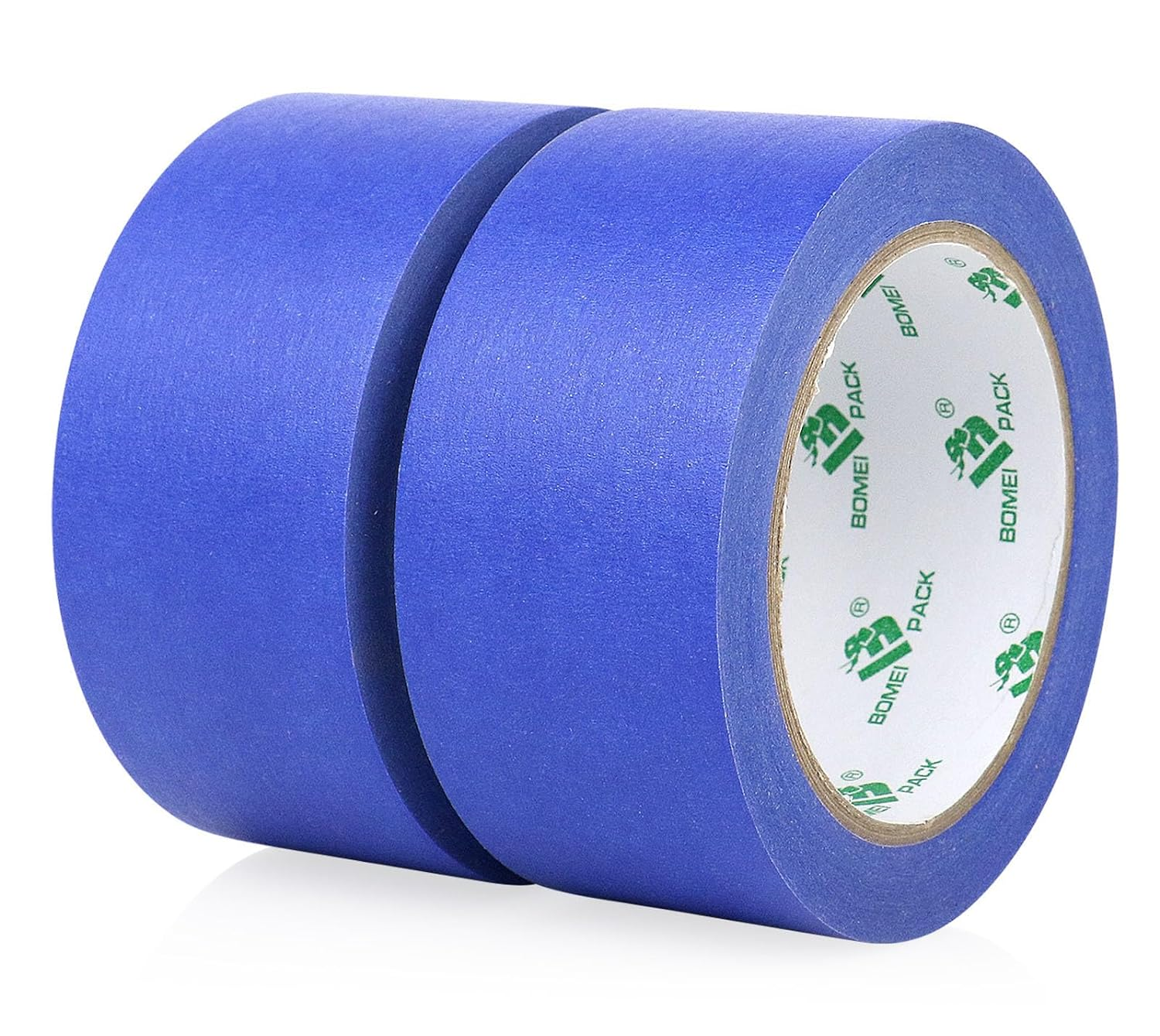 Blue Masking Tape Decorative Writable Blue Painters Tape for Arts & Crafts,2 Rolls Pack, 48Mm X 30M per Roll BOMEI PACK image number 2