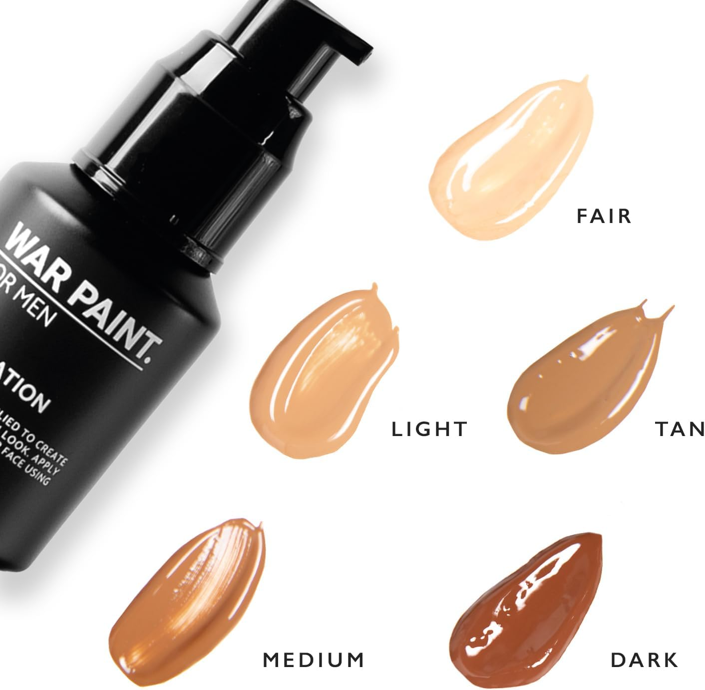 War Paint Foundation for Men, Medium, 30 Ml - Light image number 5