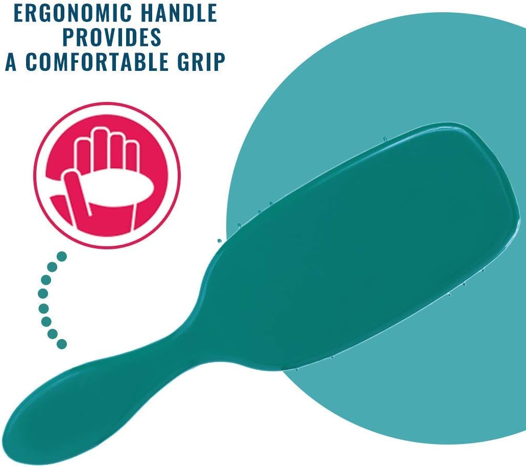 Wet Brush Pet Brush, Smooth & Shine Dog and Cat Brush - Teal (BPET833TEAL) image number 3